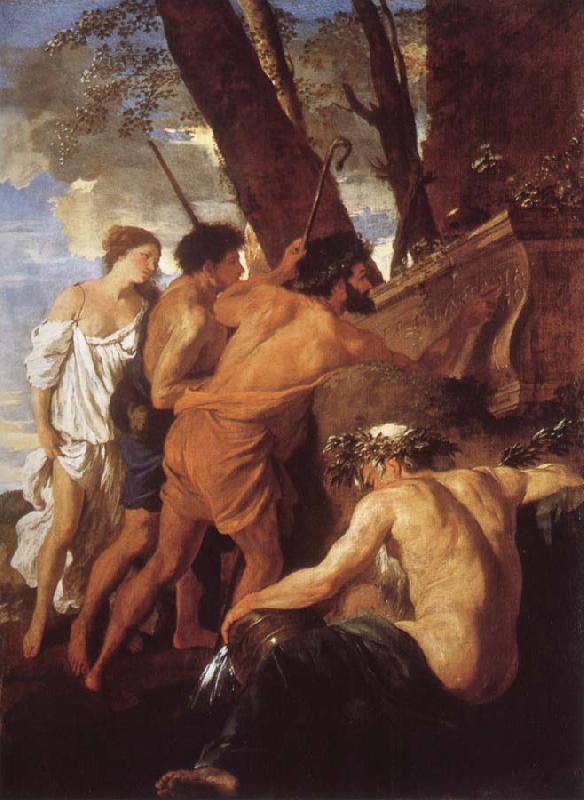 Nicolas Poussin Eats in Arcadia ego Germany oil painting art